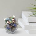 thumbnail image 6 of Crystal Owl Figurine Statue Hand-Made Fine Carved Home Decoration Birthday Gift Housewarming Gift Party, 6 of 8
