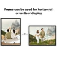 thumbnail image 3 of Americanflat 20x28 Picture Frame with Polished Plexiglass Streamline Collection Thin Border Wall - Black, 3 of 7