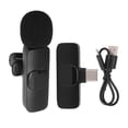 thumbnail image 2 of Recording Lavalier Microphone, Clip Design Lavalier Microphone With Transmitter For Outdoor, 2 of 8