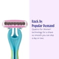 thumbnail image 4 of Skintimate® Coconut Delight™ Scented Disposable Razor, 4 Blade, 4 of 8