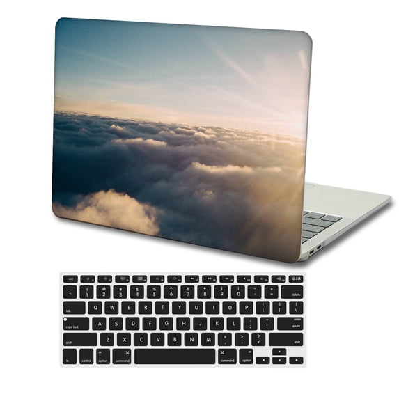 KSK KAISHEK Protective Case Hard Cover for 2015/2014/2013/end 2012 Rel. MacBook Pro 13" with No Touch No CD-ROM / USB-C + Black Keyboard Cover Model: A1425 & A1502 Sky Series 0250
