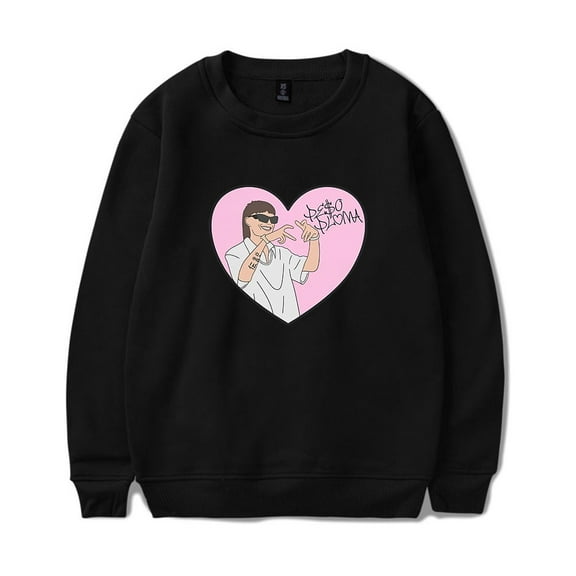 Peso Pluma Merch Crewneck Sweatshirt Unisex Long Sleeve Pullover Clothes