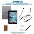 thumbnail image 3 of Restored Apple iPad Mini 3 (2014) Bundle, 16GB, Space Gray, Wi-Fi, Beats Flex Wireless In-Ear Headphones, Case, Tempered Glass, Stylus Pen, Charging Accessories (Refurbished), 3 of 5
