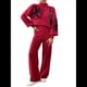 thumbnail image 2 of Conjunto de 2 Piezas para Mujer: Jersey de Punto de Larga y Pantalón , Chándal A Juego Rojo L, 2 of 10