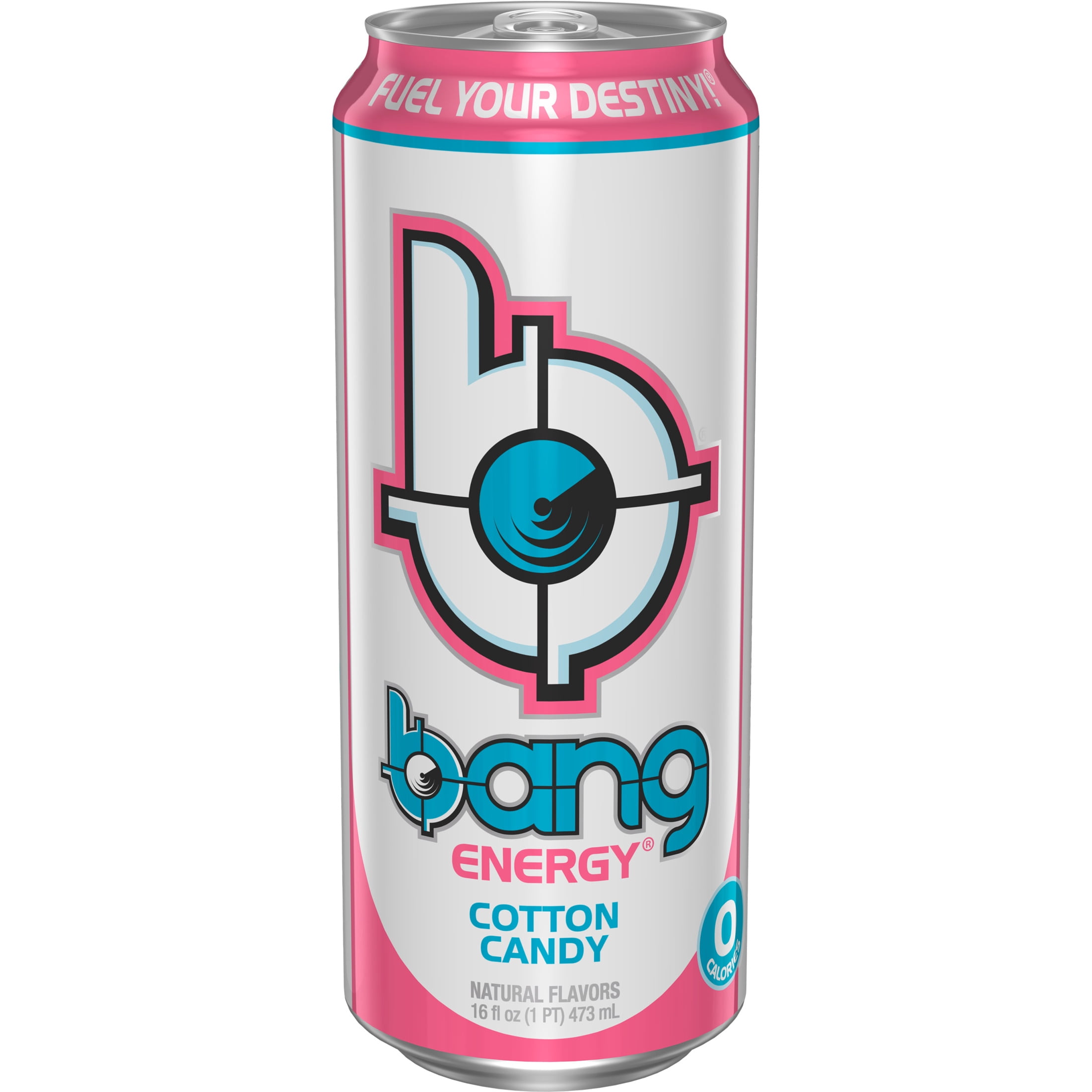 (5 pack) Bang Energy Cotton Candy Sugar Free Energy Drink 16 fl oz Can
