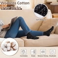 thumbnail image 4 of Loritta Secret Womens Crew Socks, 7 Pairs Cotton Black Funny Casual Soft Dress Socks for Women Ladies Size 9-11, 4 of 9
