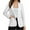 White, variant on Gyexs Blazers for Women Casual Oversized Open Front Long Sleeve Suit Jackets Work Business Dressy Tops Fall Winter Coat, Black, Size M