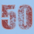 thumbnail image 3 of CafePress - 50Th Birthday Red Grunge Light T Shirt - Men's Classic Graphic T-Shirt, 3 of 4