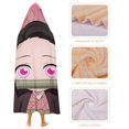 thumbnail image 4 of Kamado Nezuko Wearable Blanket Cloak Arctic Velvet Hooded Blanket Soft Fuzzy Hoodie Blanket Cape for Adults Kids 40"x50", 4 of 8
