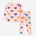 thumbnail image 2 of HFHAPW Toddler Girl Boy Pajamas Sets Long Sleeve Pajamas Baby Girl Boys Clothes PJs Two Piece Kids Jammies, 2 of 9