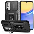 thumbnail image 1 of Funda para GANGXUN Samsung Galaxy A16 - Soporte metálico, Función magnética, Negro, 1 of 5