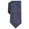 thumbnail image 2 of ALFANI Cravate Slim en Satin Optimus Uni pour Hommes Marine, 2 of 2