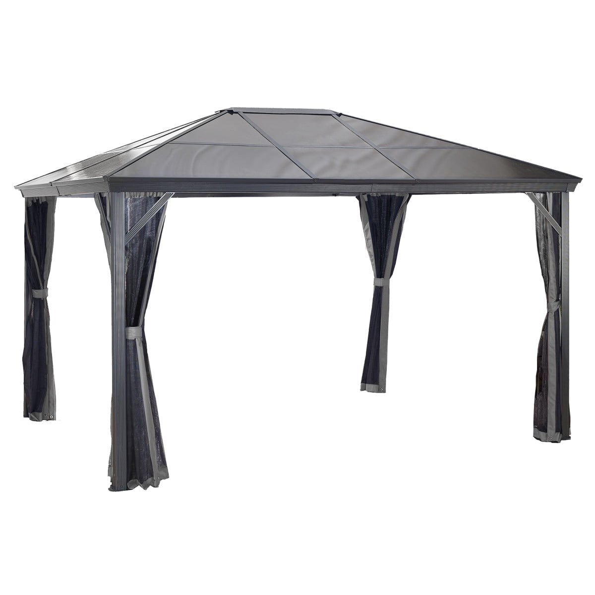 Sojag Verona 10 x 14 x 8.5 ft Charcoal Gazebo
