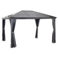 thumbnail image 2 of Sojag Verona 10 x 14 x 8.5 ft Charcoal Gazebo, 2 of 7