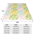 thumbnail image 3 of Sikiie Daisies Flowers Ultra-Soft Micro flannel Blanket Luxury All Seasons Warm Blanket for Bedding Sofa and Travel (4 sizes)-50"x40", 3 of 7