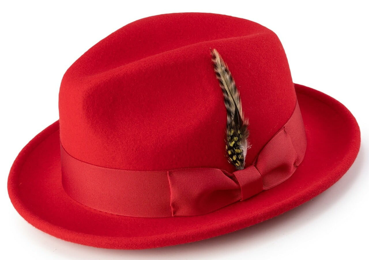 Brim Wool Felt Hat 