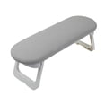 thumbnail image 4 of Cojín para reposabrazos de uñas, almohada para manicura, reposamanos suave y plegable con tapete de mesa antideslizante, cojín para manos, reposamanos Gris, 4 of 8