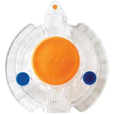 Fiskars Portable Circular Cutter 2-1/8" and 1/2" with 2 Replacement Blades