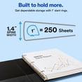 thumbnail image 5 of (3 pack) Avery Showcase Standard View Binder, 1" Slant Rings, White (19601), 5 of 11