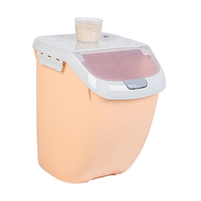 Caja para almacenamiento de granos, contenedores de plástico multiusos para almacenamiento de arroz, impermeables, para cocina