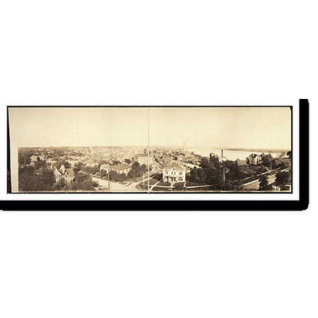 Historic Print, IA Sioux City 1912 PHOTO, Width 7" x Length 36"