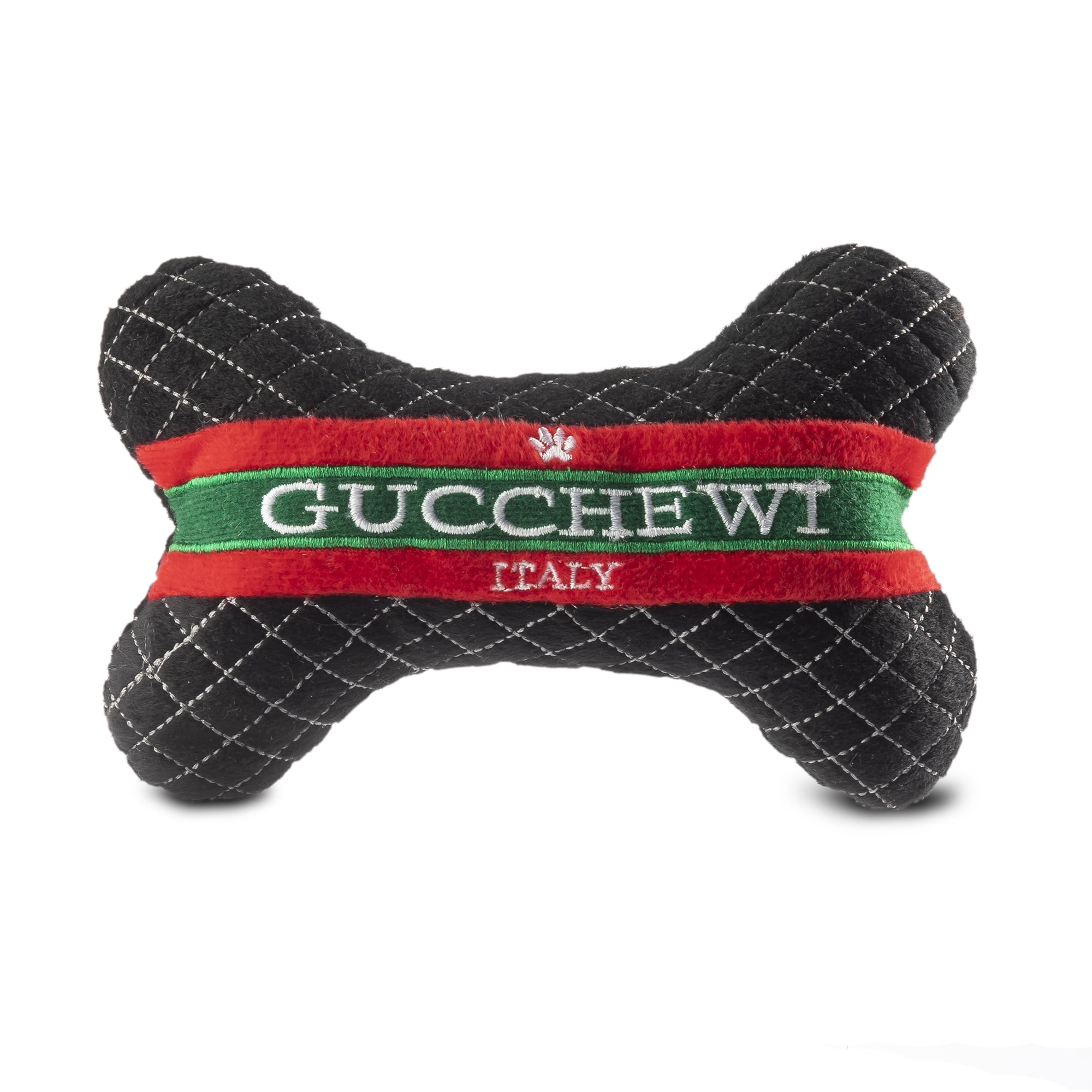 Dog Diggin Designs Runway Pup Collection | Unique Squeaky Plush Dog Toys Prt--Porter Dog Bones, Balls & More, Size: Small, Other