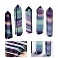 thumbnail image 1 of Natural Stones For Home Decorating Crystal Point Wand Amethyst Quartz Healing Stone Ore Mineral Crafts Home Decor, 1 of 11