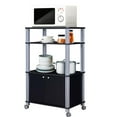 thumbnail image 1 of Giantex Bakers Rack Microwave Oven Rack Shelves Kitchen Storage Organizer, 1 of 8