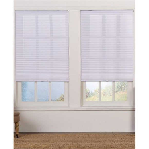 Safe Styles UBD405X48WT Cordless Light Filtering Pleated Shade&#44; White - 40.5 x 48 in.