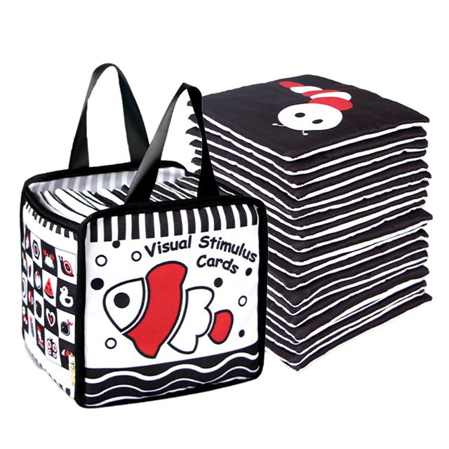 Baby Cloth Card Visual Stimulation Learning Educational Toys Set