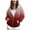 Red_4, variant on Godom Zip up Womens Hoodies with Zippers Zipper Jacket Plus Size Womens Sweatshirts and Hoodies Casual Crew Neck Long Sleeve Plain Pullover Tops