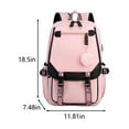 thumbnail image 3 of Ganfancp Fashion Backpack Middle School Students Bookbag Outdoor Daypack With USB Charging Slit For Men Womens, Take Precautions Against Theft Backpack On-Trend Low Spend, 3 of 6