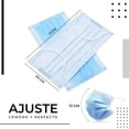 thumbnail image 5 of Cubrebocas Tricapa Mayfield Azul para Adulto 50 Piezas con Ajuste Nasal, 5 of 5