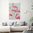 thumbnail image 2 of ZFLMY Flamingos Pink Kitsch Tapestry Wall Hanging for Home Decor 40*60in, 2 of 6
