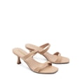 thumbnail image 3 of DREAM PAIRS Women's Low Kitten Heels Square Toe Two Strap Heeled Sandals Dress Casual Summer Mules Shoes, 3 of 8