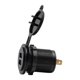 thumbnail image 5 of Cargador De Coche Cargador USB dual impermeable para coche, motocicleta, toma de corriente LED (verde) Likrtyny Accesorios para autos y motos, 5 of 9