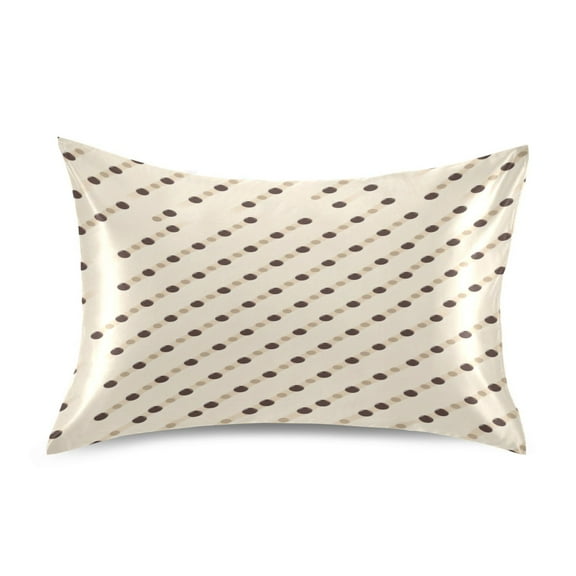 Stylish Dots Pattern Satin Pillowcase 20''x26'' Double-Sided Print Soft Wrinkle Resistant