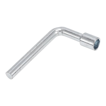 Unique Bargains L Shaped Single Ended 10mm Socket Wrench Spanner Socket Remover A3 Steel 1 Pcs