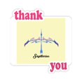 thumbnail image 1 of Frank Intuition Sagittarius Thank You Stickers Quote Grateful, 1 of 3
