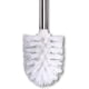 thumbnail image 2 of Replacement Brushes Pack Of 5 Toilet Brushes White Brush Head Stainless Steel Handle Polished Toilet Brush Brushes, 2 of 5