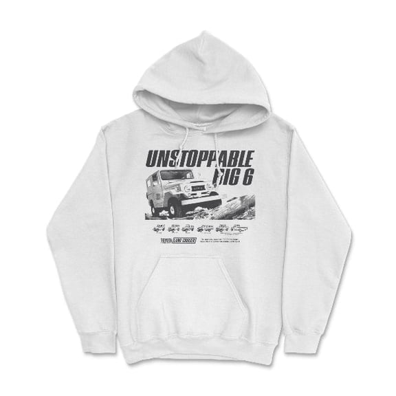 Toyota Land Cruiser Vintage Hoodie 4x4 Off Road Classic