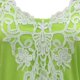 thumbnail image 5 of Blusa informal de encaje para mujer, camiseta sin mangas, color verde, tallas S-5XL S, 5 of 7