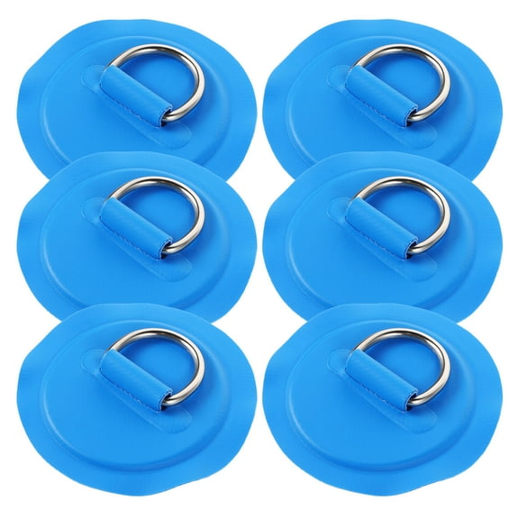 Clispeed 6Pack Paddle Board Hooks Metal Blue for Water Sports Accessory and Surfing Activities