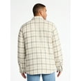 thumbnail image 4 of George Men's Shirt Jacket with Long Sleeves, High Pile Fleece Lining, Sizes S-3XL, 4 of 6