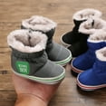 thumbnail image 6 of Baby Boys Girls Snow Boots, Toddler Infant Winter Warm Waterproof Prewalker Crib Shoes, 6 of 7