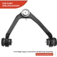 thumbnail image 3 of A-Premium Front Right Upper Control Arm with Ball Joint Compatible with Ford F-150 97-03 F-250 97-99 Expedition 97-02 Lincoln Navigator 98-02 4WD Model, 3 of 9