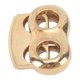 thumbnail image 4 of 10 Uds. Tapón de bloqueo de cordón, abrazadera para cordones de zapatos, tensor de extremo de bloqueo de encaje, hebilla de resorte de aleación de Zinc redonda dorada, 4 of 5