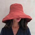 thumbnail image 2 of MesaSe Japanese Foldable Solid Color Leides Fisherman Hat Elegant Beach Hat, 2 of 6