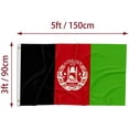 thumbnail image 3 of Drapeau d'Afghanistan Drapeaux Nationaux 3x5FT, 3 of 7