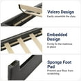 thumbnail image 5 of Sifurni King Size Platform Bed Fame with Upholstered Adjustable Fabric Headboard, Dark Grey, 5 of 6